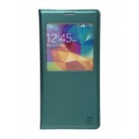 Metallic flip case Pierre Cardin tyrquoise for Galaxy S5